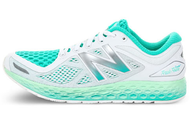 New Balance Fresh Foam Zante V2 Breathe Low Top White/Green Women's