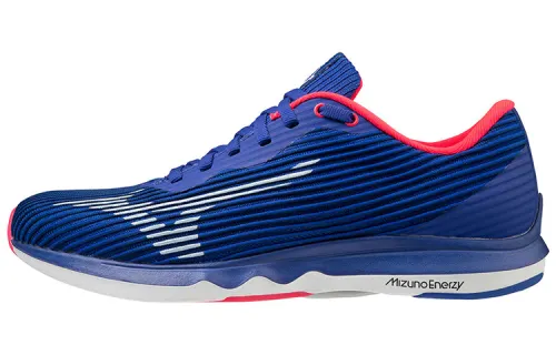 Mizuno Wave Shadow 4 Running Shoes Women's Low Top Blue/Pink/White