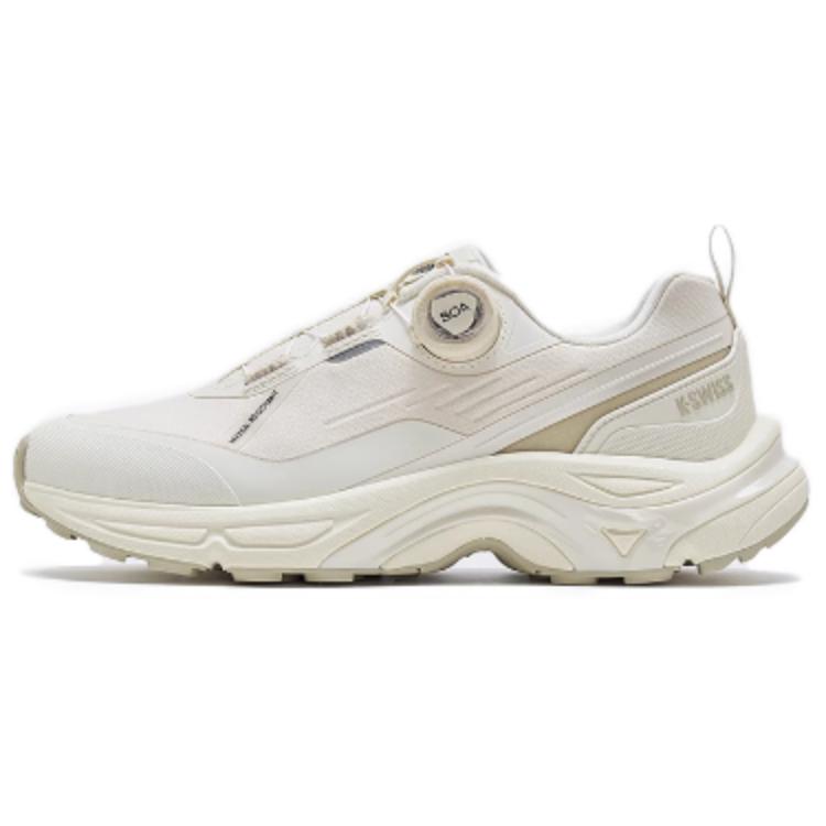 K·SWISS Slip Resistant Abrasion Resistant Low top Running Shoes Women’s Ecru