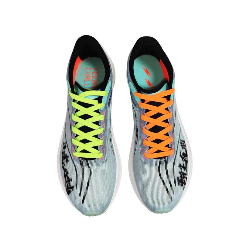 Li Ning Feidian 4 Challenger Cushioning Breathable Rebound Low top Casual Running Shoes Men’s Blue