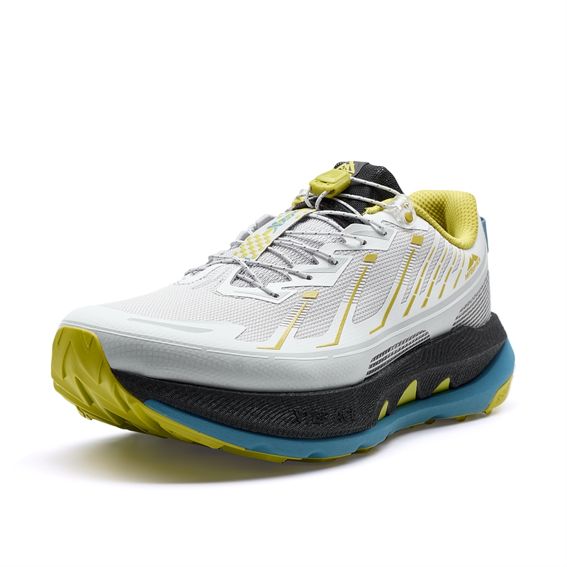 XTEP Cushioning Slip Resistant Abrasion Resistant Low top Outdoor Shoes Men’s Gray White