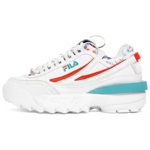 FILA Disruptor 2 Cushioning Low top Running Shoes Women's White Orange Blue