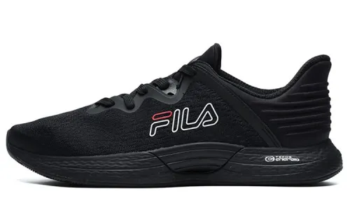 FILA Athletics Side Logo Low Top 'Triple Black'