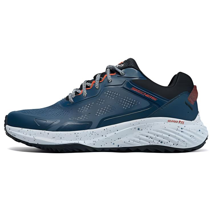 Skechers Bounder Comfortable And Breathable Fabric Low top Casual Running Shoes Men’s Marine Blue