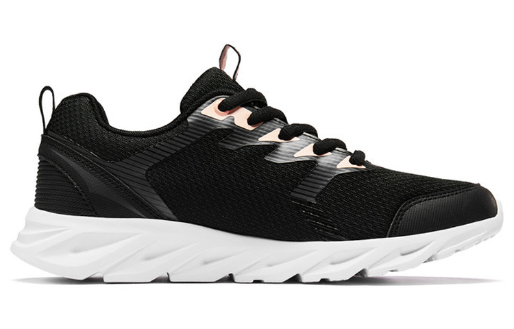 XTEP Blade Slip Resistant Abrasion Resistant Low top Casual Running Shoes Women’s Black Pink Red