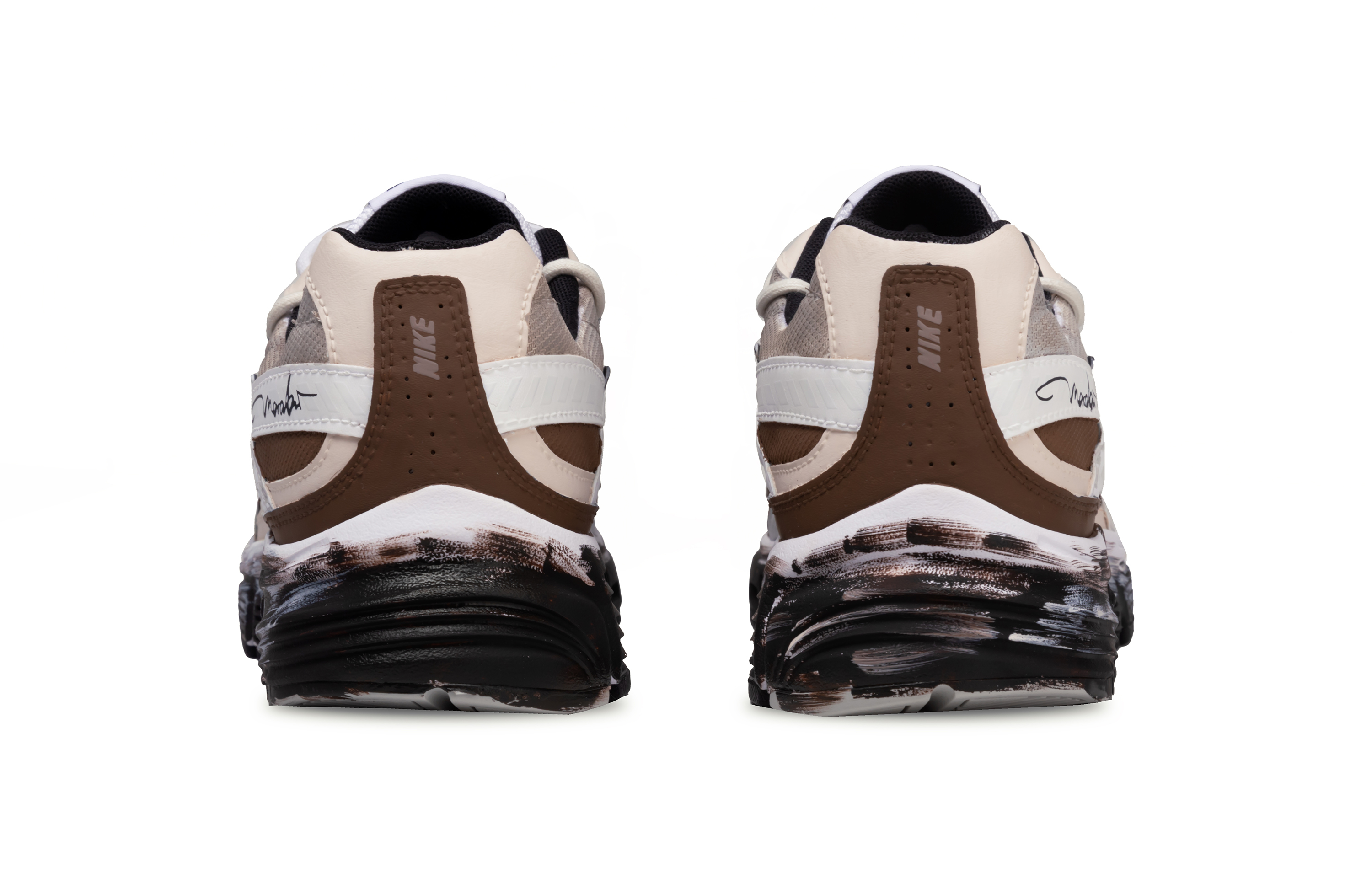 Nike Initiator Cushioning Breathable Support Low top Casual City Commuting Running Shoes Men’s Coffee