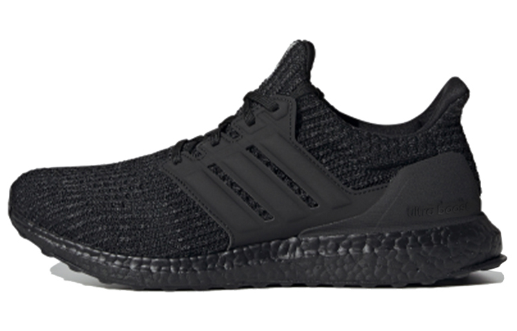 Adidas Ultraboost 4.0 DNA comfortable sports fabric shock-absorbing, non-slip, wear-resistant and breathable low-top casual training long-distance running shoes, same style for men and women, black