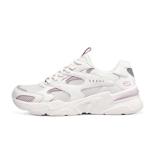 Skechers D'LITES 'White Purple' Women's