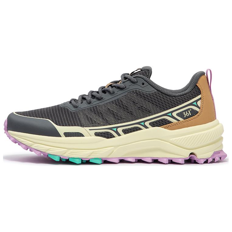 361° Slip Resistant Abrasion Resistant Low top Running Shoes Men’s Gray Beige
