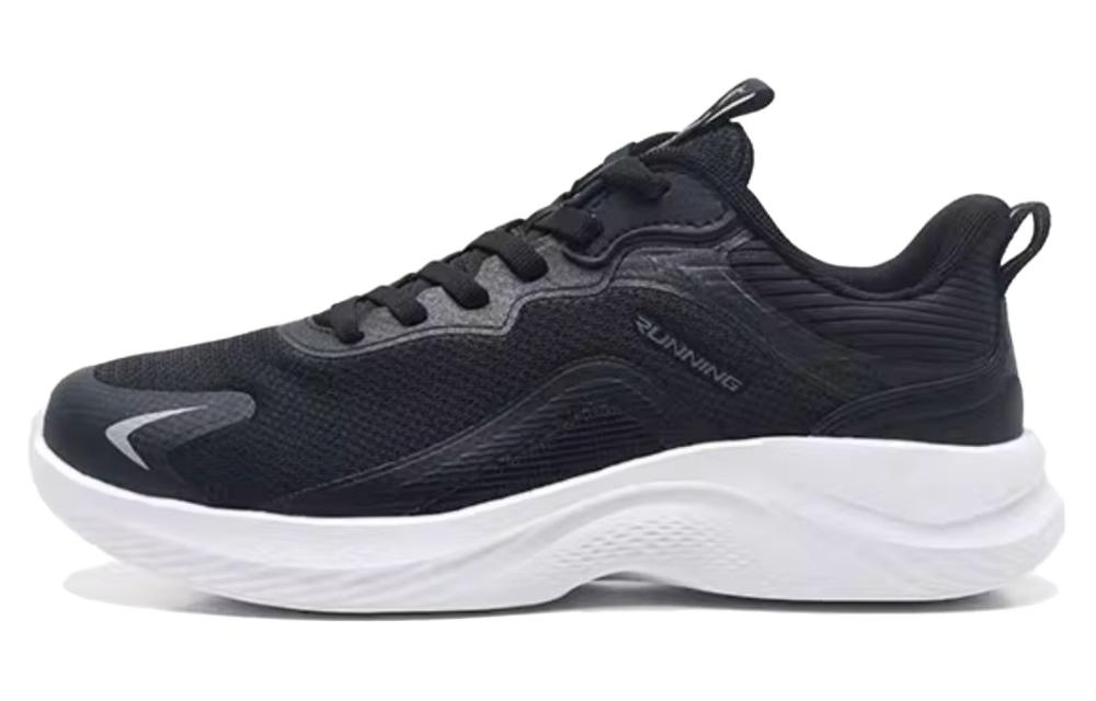 QIAODAN Mesh Wear resistant And Lightweight Low top Running Shoes Men’s Black