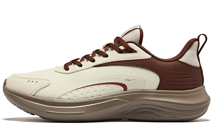 Erke Cushioning, Wear Resistant Low top Casual Running Shoes Men’s Pumice Gray Mocha