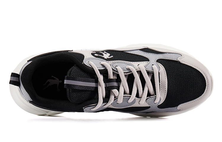 QIAODAN Cushioning, Wear Resistant Low top Running Shoes Men’s Pumice Black