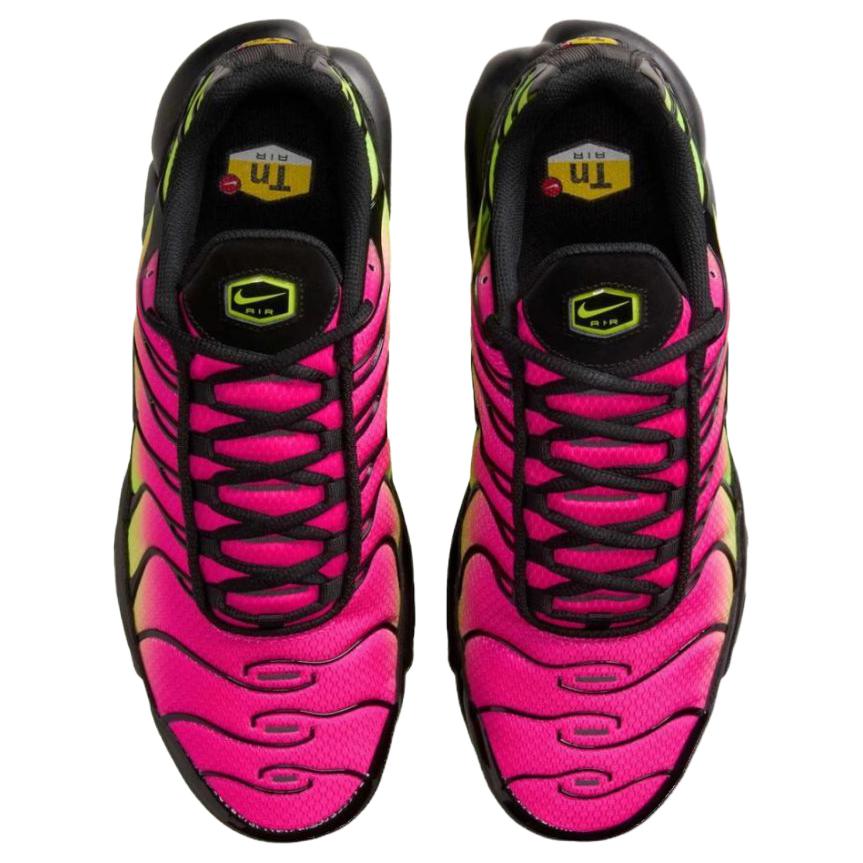 Nike Air Max Plus Breathable Support Casual Running Shoes Unisex Pink Green