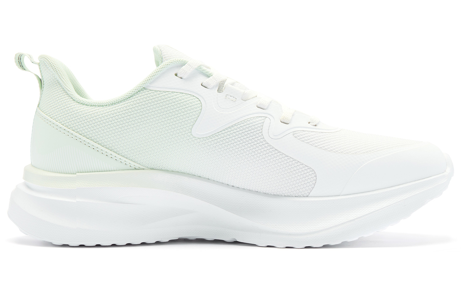 QIAODAN Yue Run Running Shoes Women’s Low Top Jordan White/Snow Mist Green