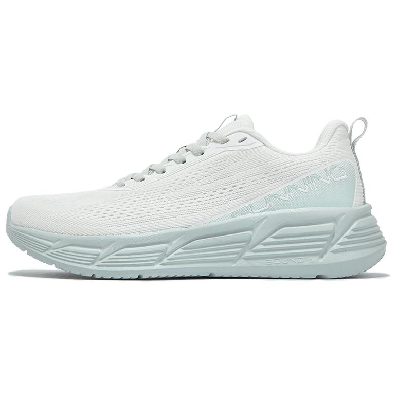 361° Abrasion Resistant Coverage Lightweight Low top Casual Sprint Running Shoes Women’s White Cyan