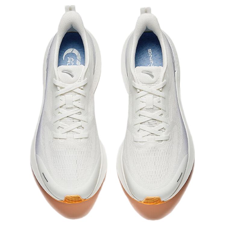 Anta Hydrogen Run 7 Abrasion Resistant Breathable Low top Casual Running Shoes Men’s White Gray