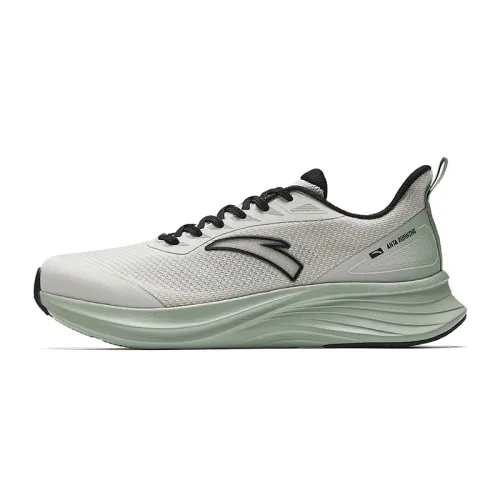 Anta Running Collection Low top Casual Long Distance Running Sprint Running Shoes Men's Gray Cyan Black