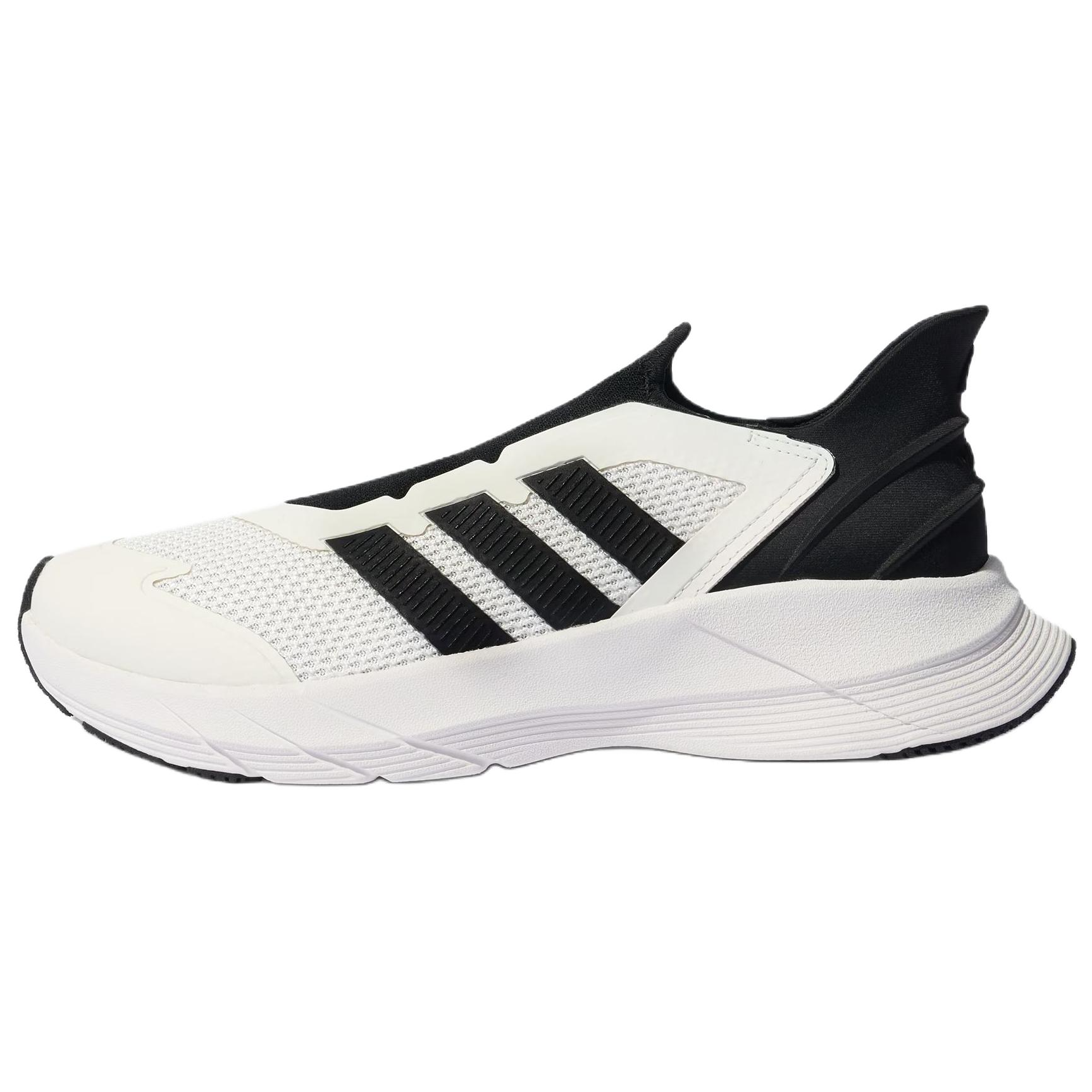 Adidas Slip Resistant Abrasion Resistant Low top Running Shoes Unisex Black White