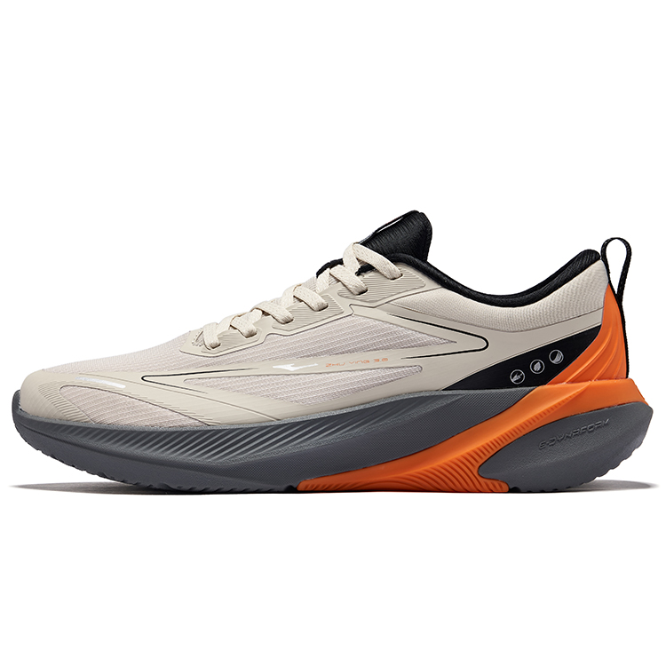 Erke Cushioning Rebound Cushioning Rebound Low top City Commuting Running Shoes Men’s Pumice Gray Jet Black
