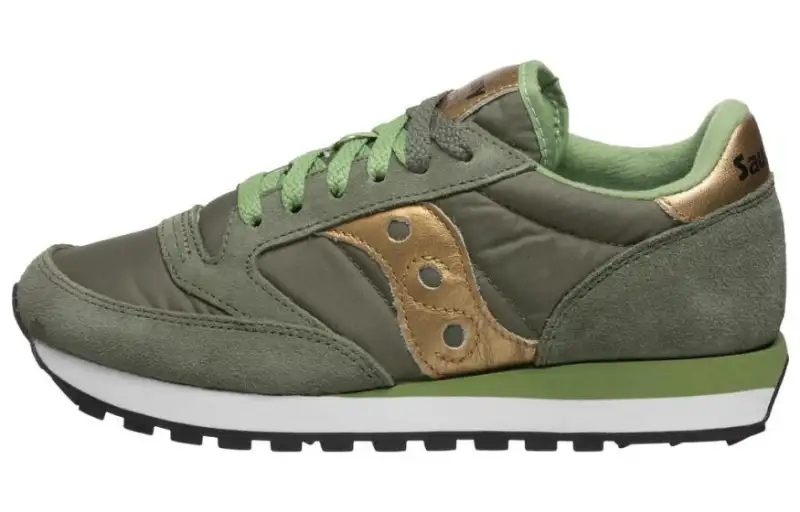 Saucony Jazz Original Running Shoes Women's Low Top Gray Green