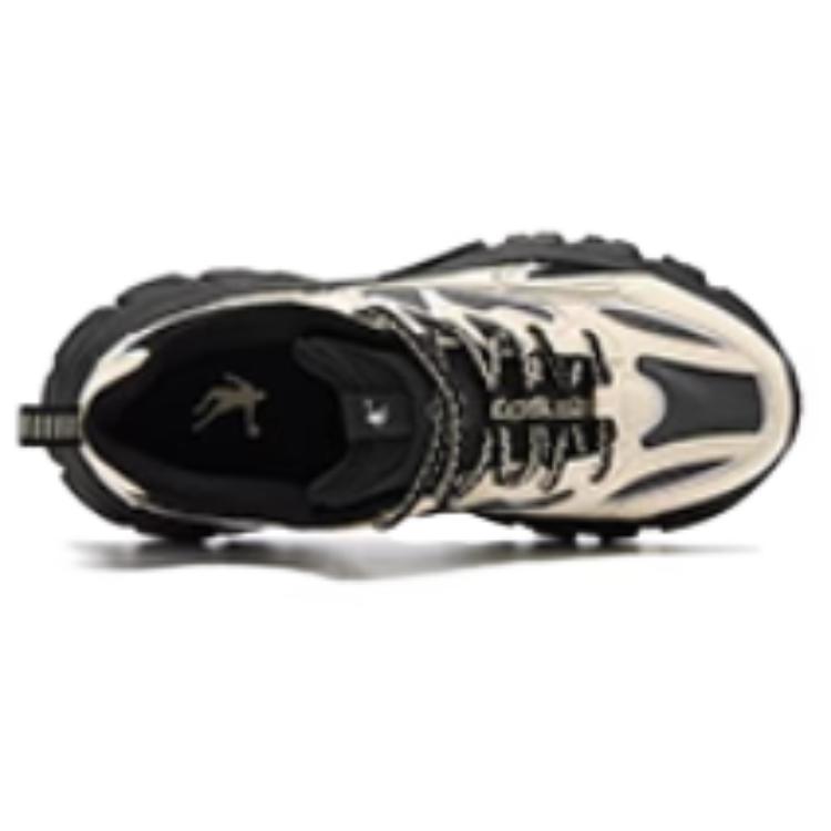 QIAODAN Breathable And Lightweight Low top Outdoor Shoes Women’s Beige Black