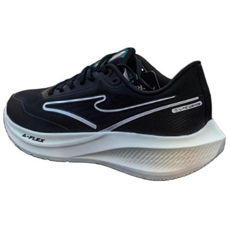 Erke Qitan Lite 4.0 Cushioning Abrasion Resistant Slip Resistant Low top Running Shoes Men’s Jet Black