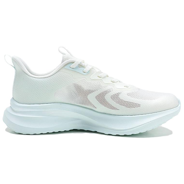 QIAODAN Anti Slip Wear Resistant Low Top Casual City Commute Running Shoes Women’s Ivory Frost Blue