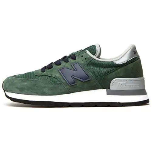 New Balance NB 990 Comfortable Low-Top Running Shoes Unisex Green