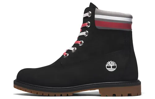 Timberland Heritage Collection 6 Crew Outdoor Boots Women's Black Gray Pink