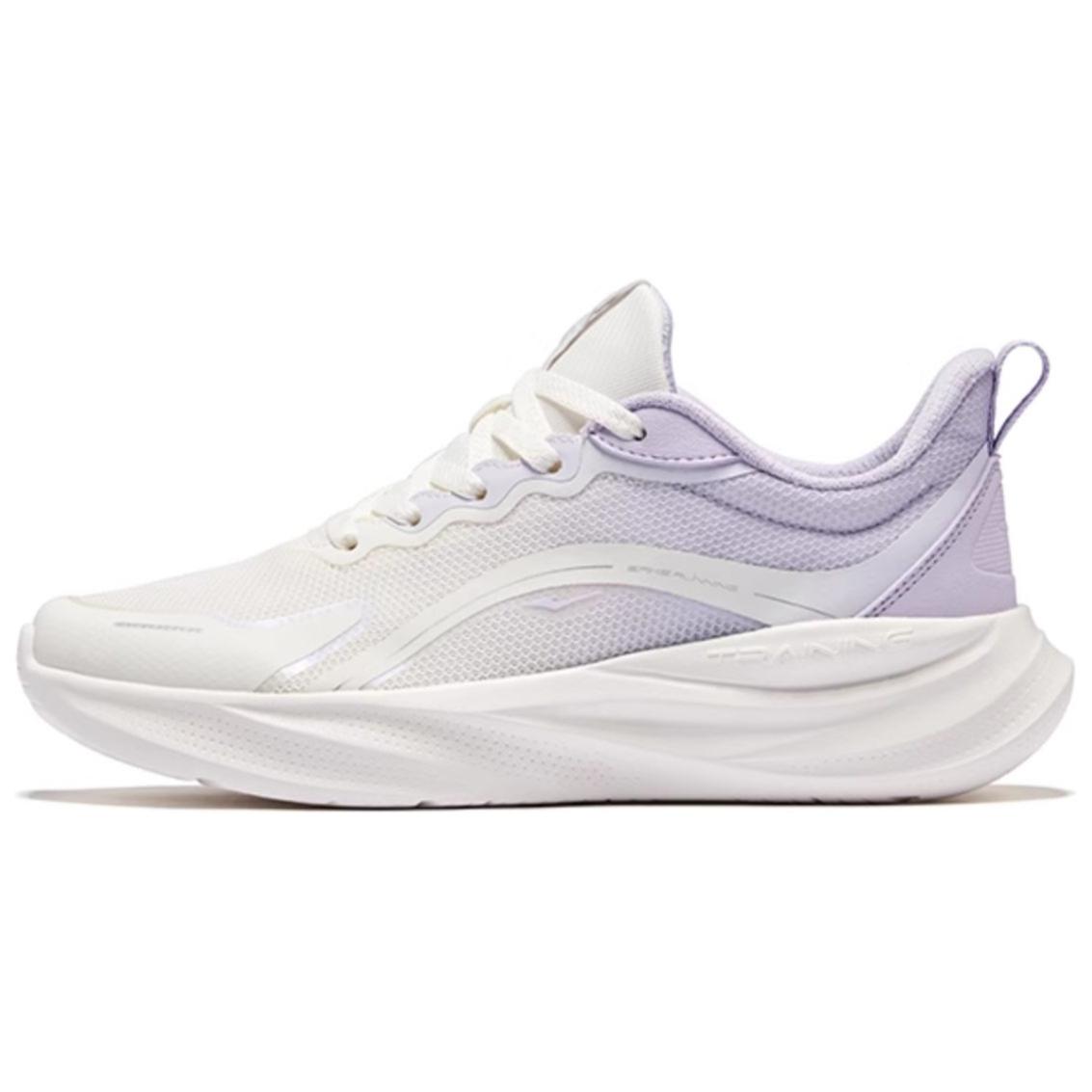 Erke Wander Cushioning Low top Running Shoes Women’s White Purple