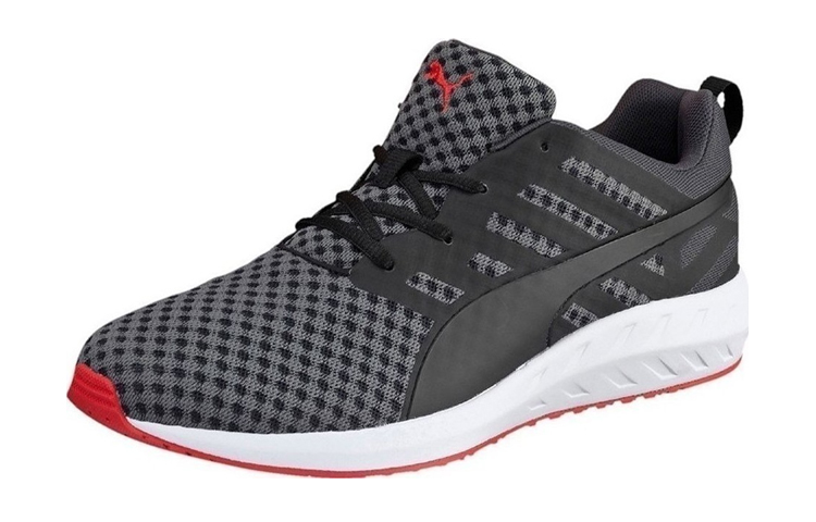PUMA Mega Nrgy Turbo 2 Comfortable Cushioning Slip Resistant Breathable Low top Sports Men's Black Gray