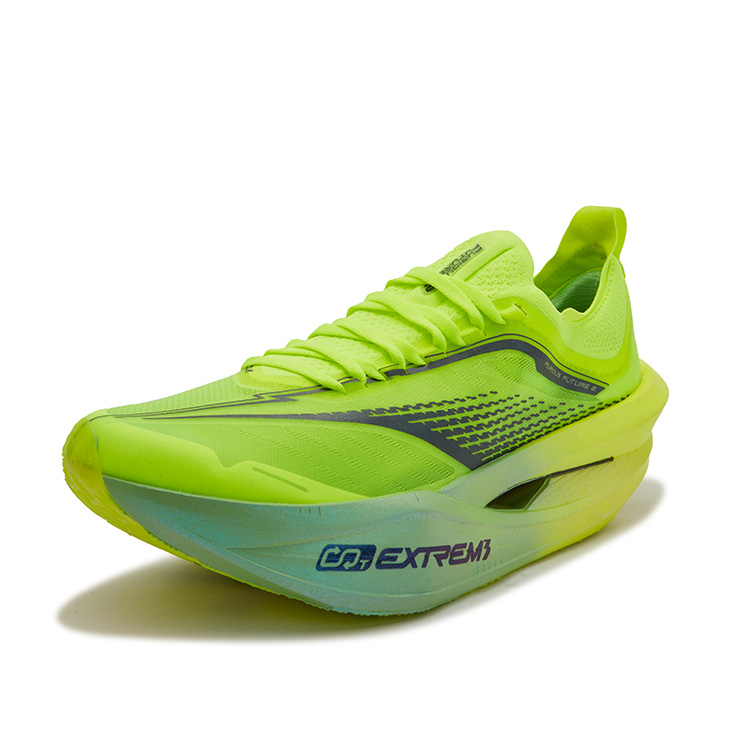 361° Feiyang Future 2.0 Low top Carbon Plate Casual Marathon Racing Running Shoes Unisex Neon Solar Yellow