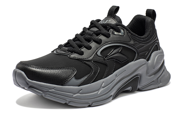 361° Overhill Rebound Low top Running Shoes Men’s Obsidian Black Trendy, Cushioning