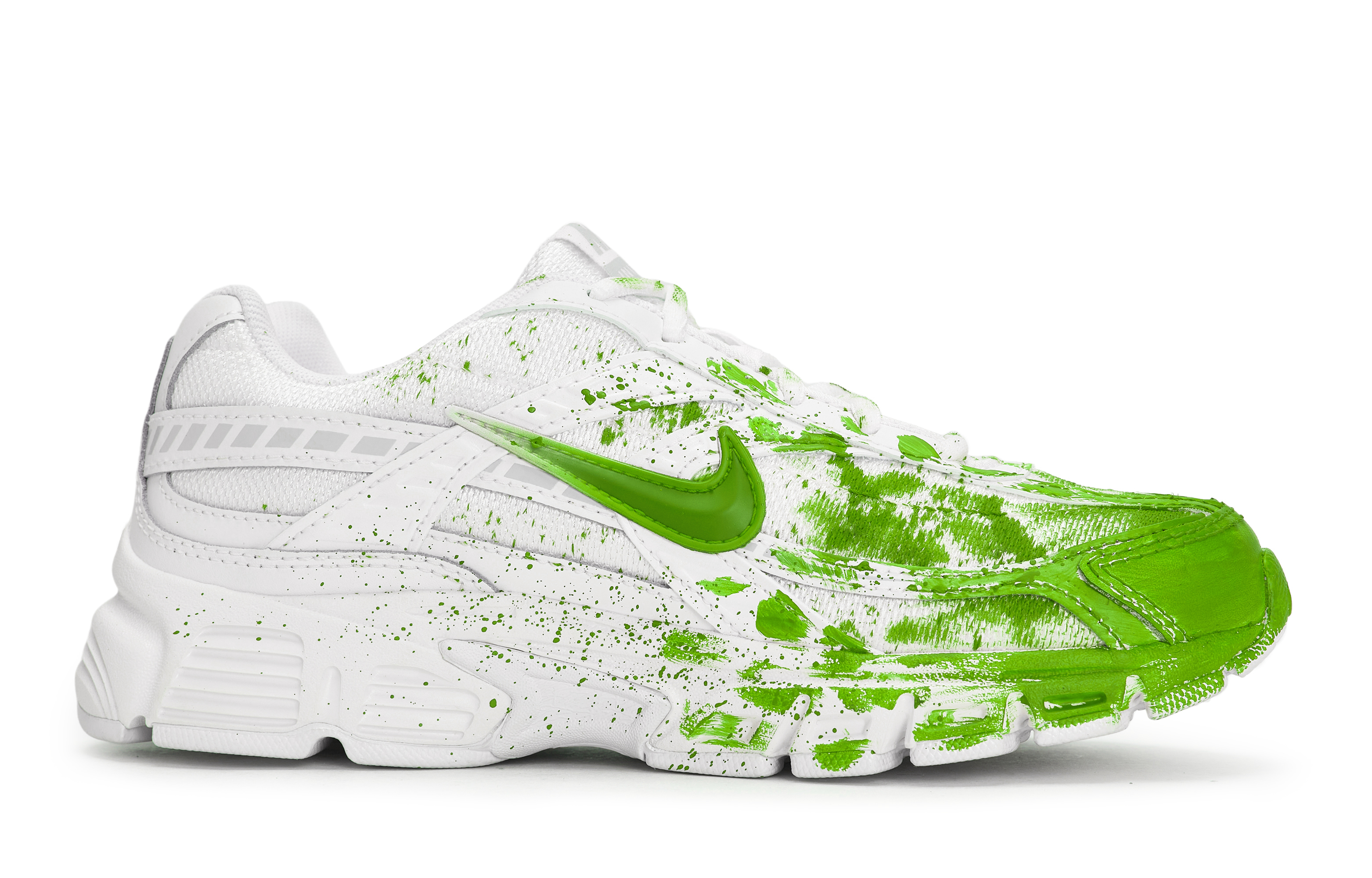 Nike Initiator Slip Resistant Abrasion Resistant Low top Running Shoes Women’s White Cyan Grass Green