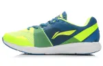 Li Ning Element Slip Resistant Abrasion Resistant Low top Running Shoes Men's Green Blue