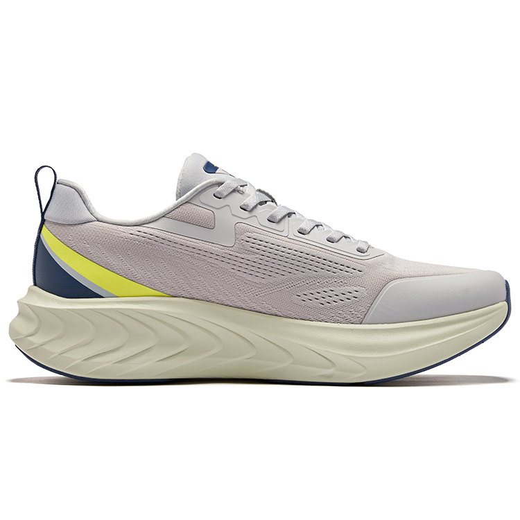 Erke Cushioning Rebound Low top Neutral Force Technology Sprint Running Shoes Men’s Mist Gray