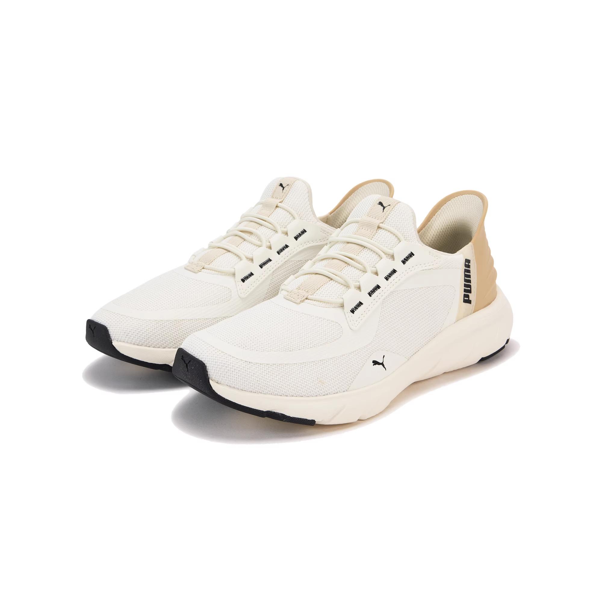 PUMA Softride Abrasion Resistant Lightweight Wear resistant And Lightweight Low top Running Shoes Unisex White