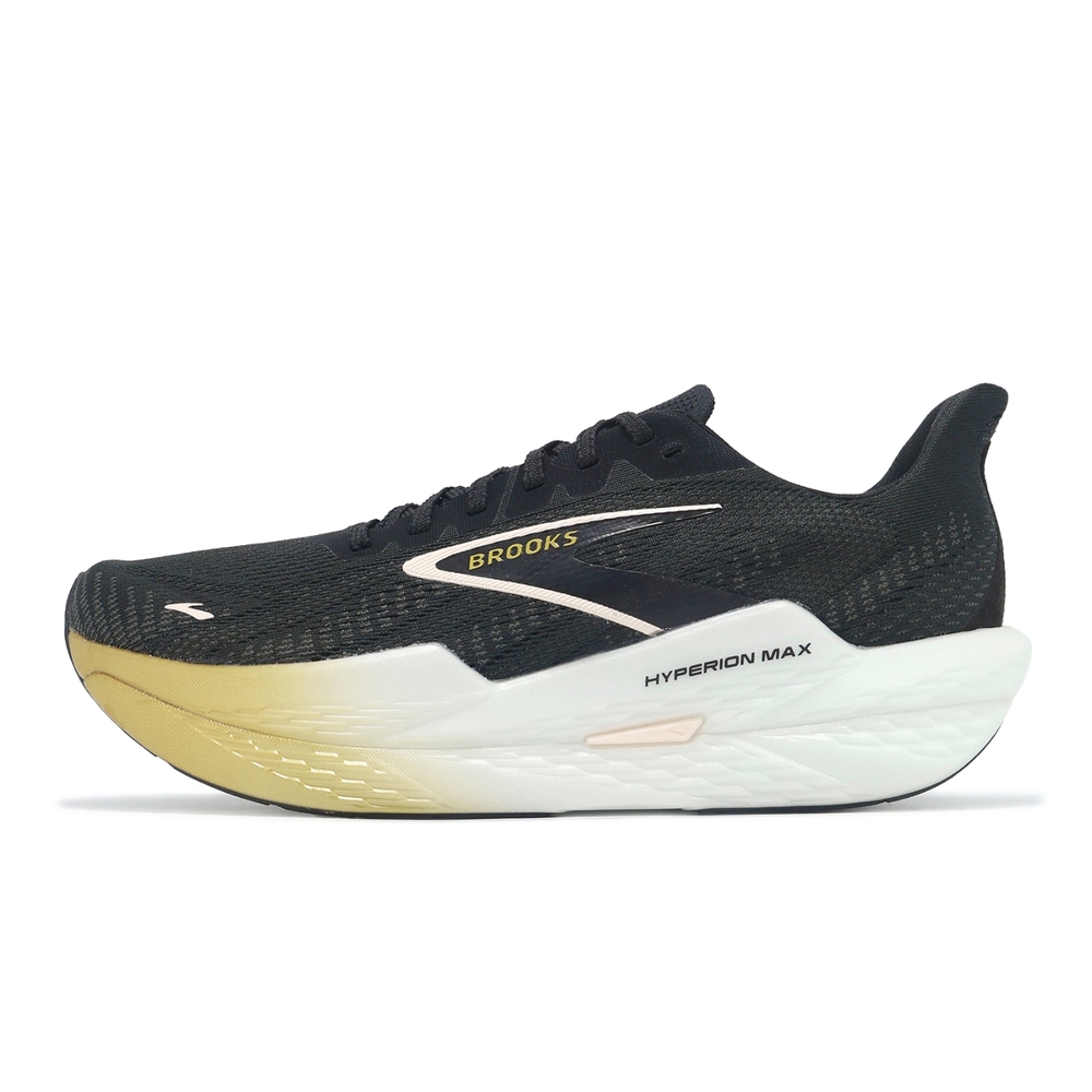 Brooks Hyperion Max Collection Abrasion Resistant Breathable Low top Marathon Running Shoes Men’s Black Gold