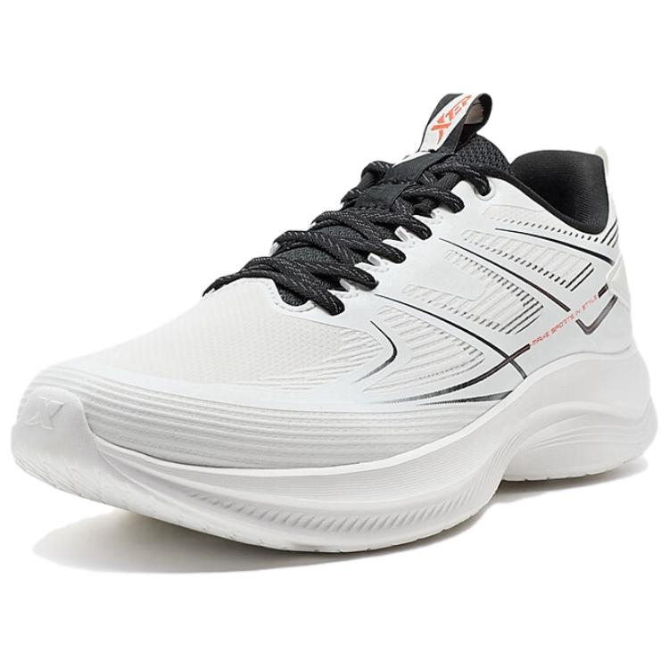 XTEP Cushioning Coverage Cushioning Coverage Low top Casual Running Shoes Men’s White Black