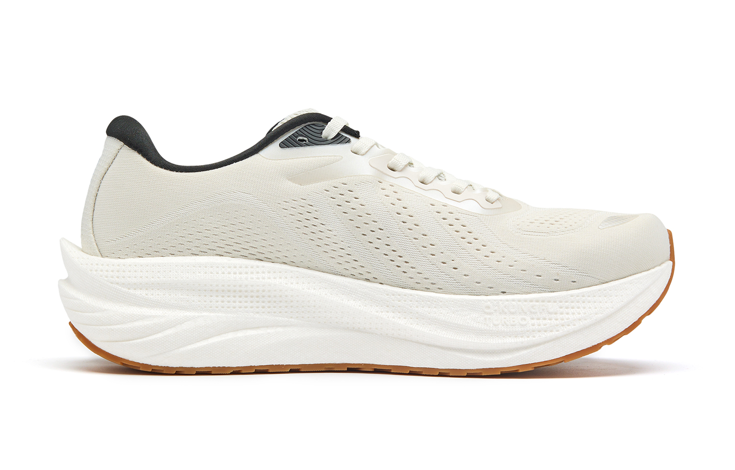 QIAODAN Steering 600 Running Shoes Men’s Low Top Birch White Black