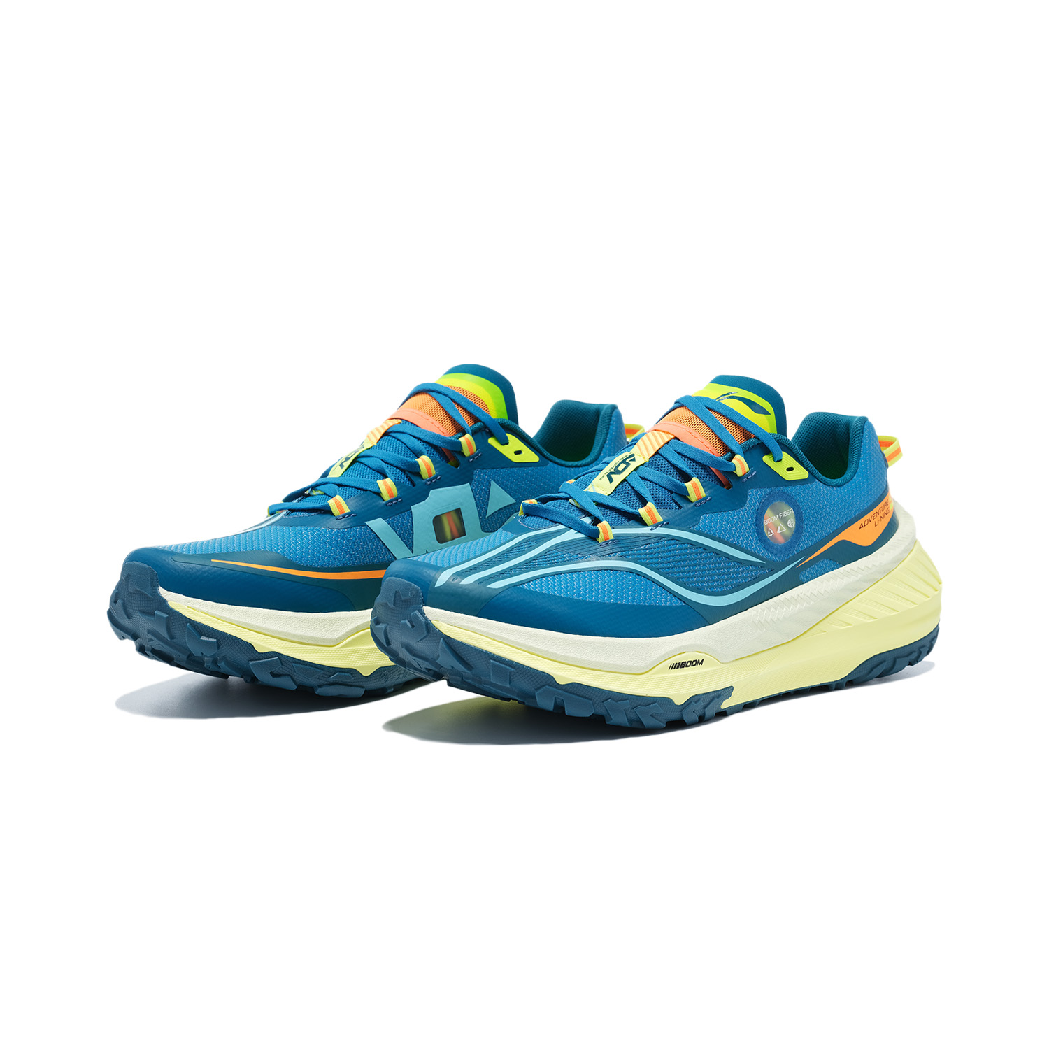 Li Ning Dilu Abrasion Resistant Slip Resistant Low top Running Shoes Men’s Blue