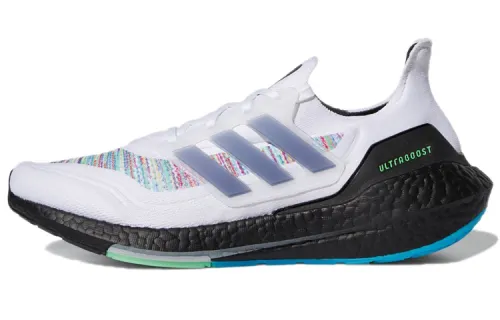 UltraBoost 21 Adidas 'White Screaming Green'
