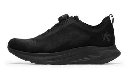 DESCENTE RUNNING Breathable Cushioning Slip Resistant Low top Running Shoes Women's Black