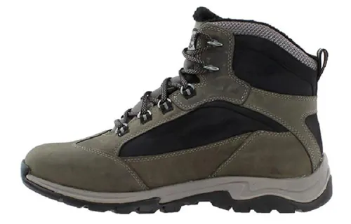 Timberland Top Grain Cow Leather Abrasion Resistant Cushioning Short Outdoor Boots Women's Gray Black