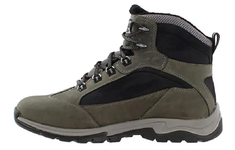 Timberland Top Grain Cow Leather Abrasion Resistant Cushioning Short Outdoor Boots Women's Gray Black