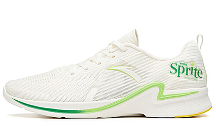 Coca Cola x Anta Hydrogen Run II Slip Resistant Abrasion Resistant Low top Running Shoes Women's White Green