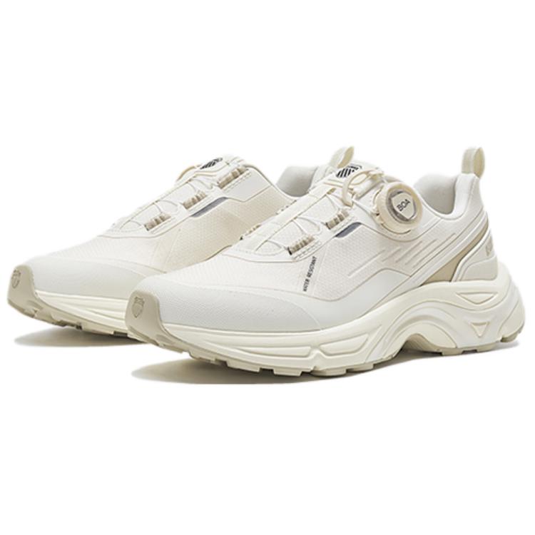 K·SWISS Slip Resistant Abrasion Resistant Low top Running Shoes Women’s Ecru