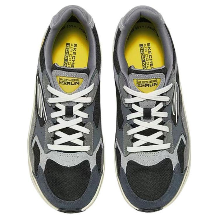 Skechers Go Run Consistent 2.0 Abrasion Resistant Low top Running Shoes Men’s Gray Black