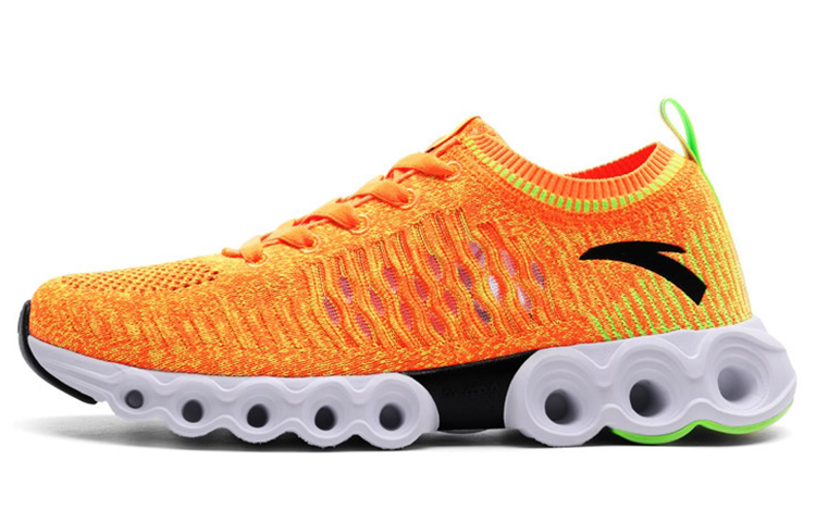 Anta Energy Ring Comfortable Breathable Low top Running Shoes Men's Orange White