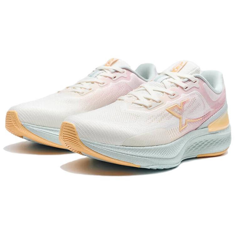 XTEP Cushioning Rebound Cushioning Rebound Low top Running Shoes Women’s Pink Green White
